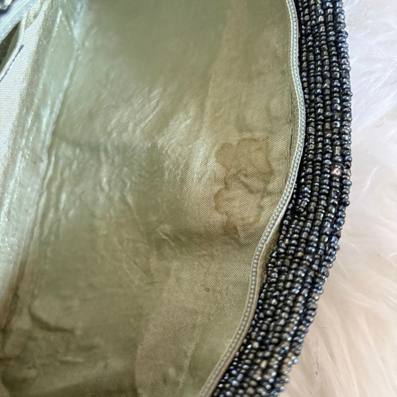 Women's Moyna Vintage Camo Fully Beaded Clutch Wristlet, One Size, Brown/Beige - Picture 13 of 14